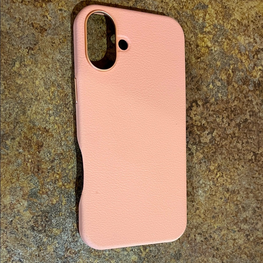 OtterBox Apple iPhone 16 Plus Symmetry Leather Case with MagSafe Blush Pink